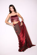 Sasha pre-draped saree