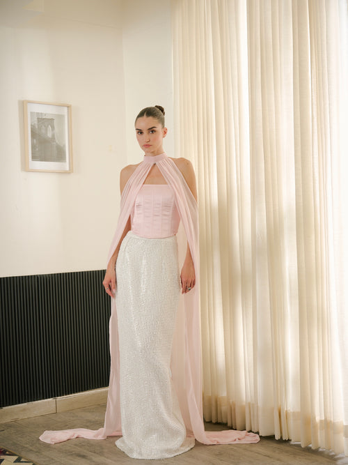 aryaa corset and cape