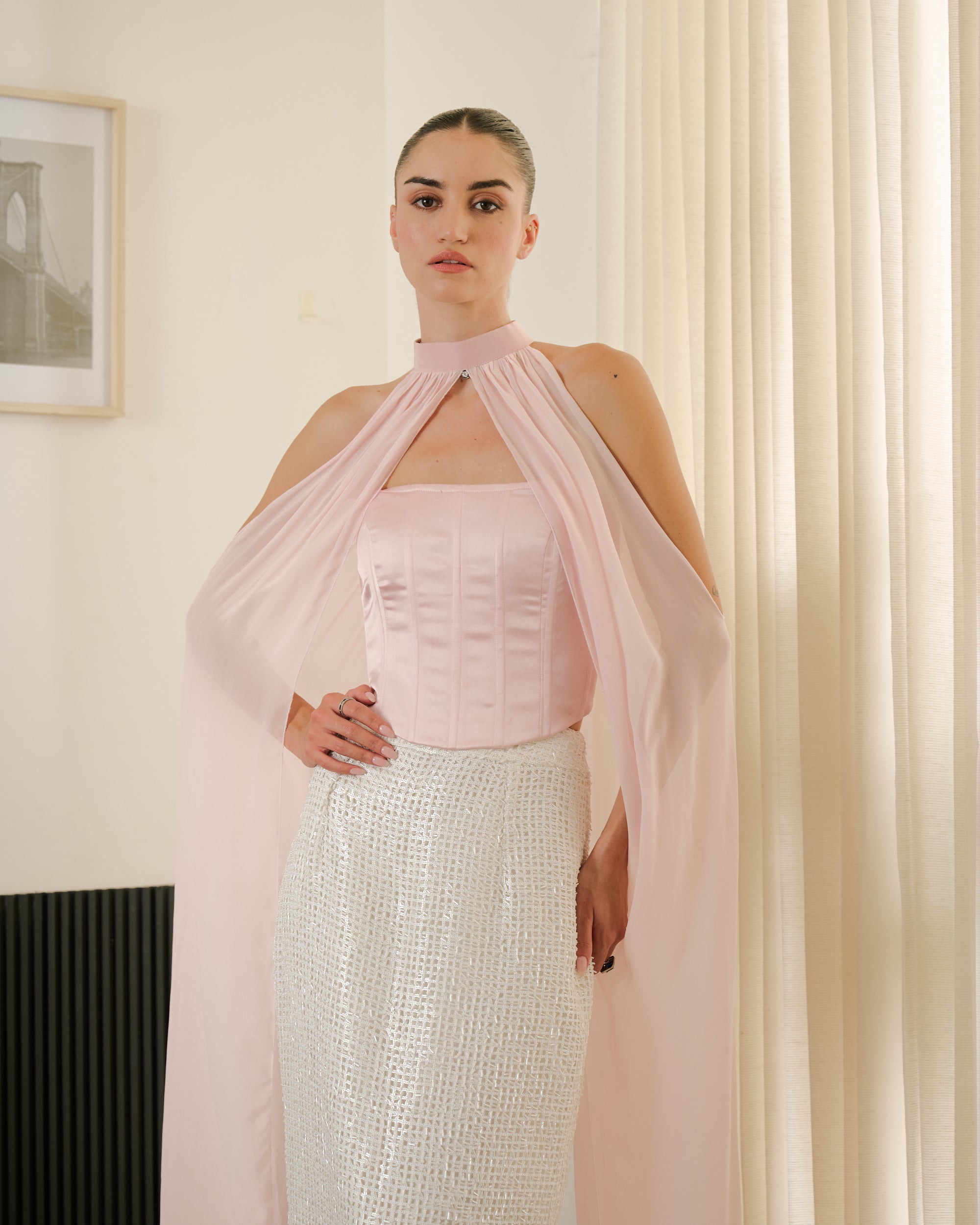 aryaa corset and cape